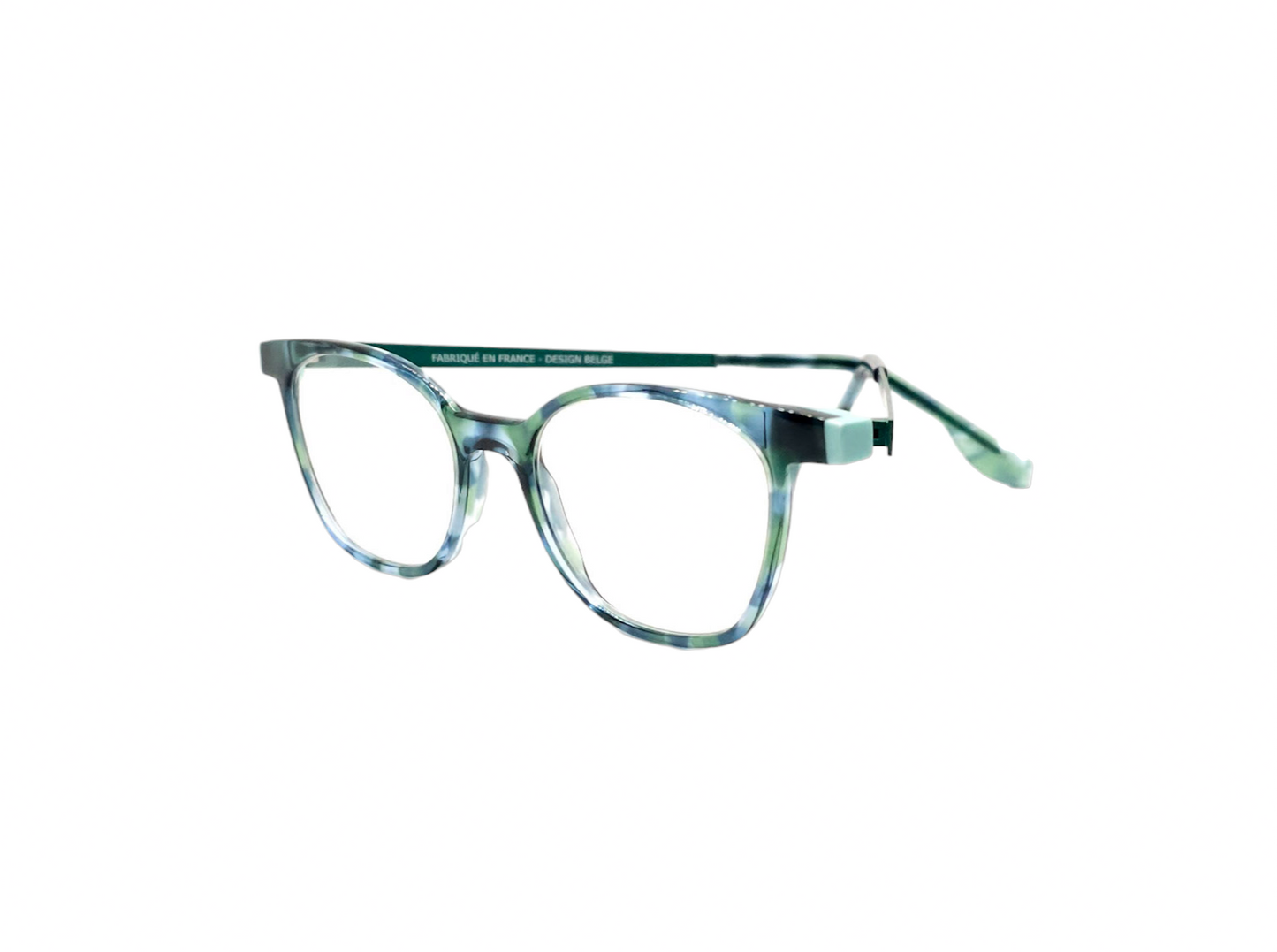 Matttew Timor eyeglasses color 1036 Blue Scale / Emeral