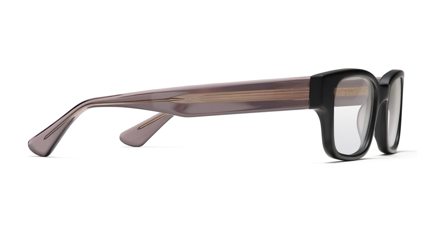 Morgenthal Fredrics ED eyeglasses color Matt Black/Smoke Crystal