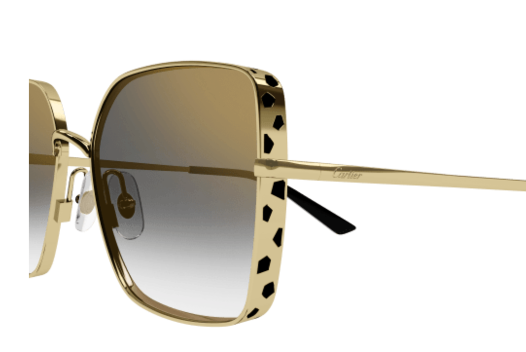 Cartier CT0299S sunglasses Color 001 Gold/Gold Mirror lenses