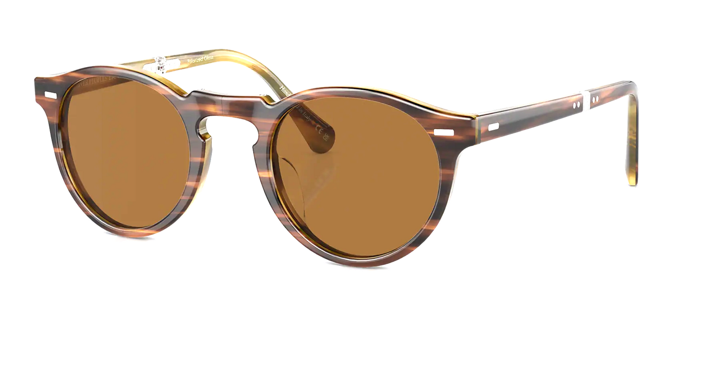 Oliver Peoples OV5456SU Gregory Peck 1962 Amaretto/Striped Honey-Tru Brwon Polarized
