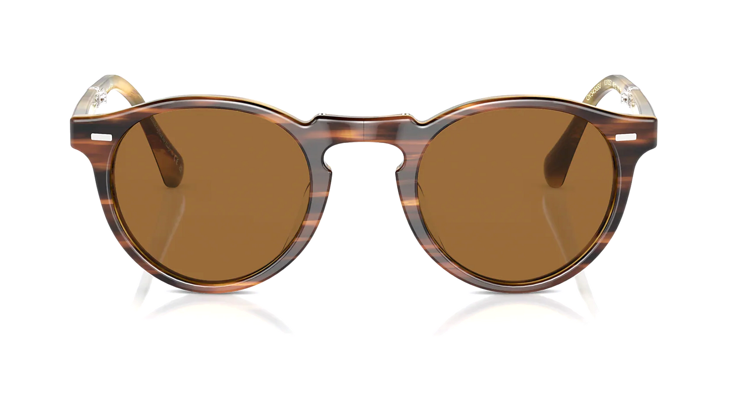 Oliver Peoples OV5456SU Gregory Peck 1962 Amaretto/Striped Honey-Tru Brwon Polarized