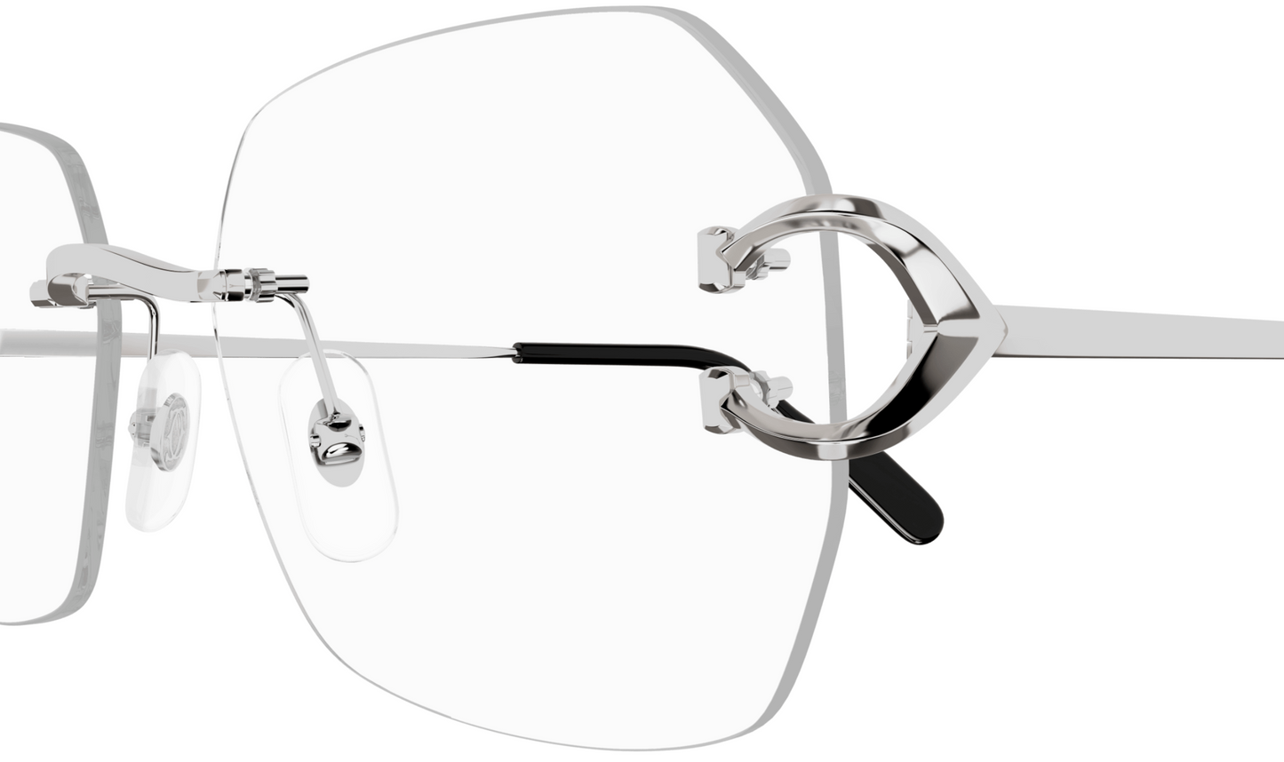 Cartier CT0416O Eyeglasses Color 002 Silver