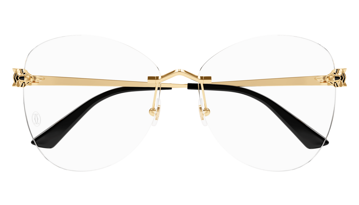 Cartier CT0418O Eyeglasses Color 001 Gold
