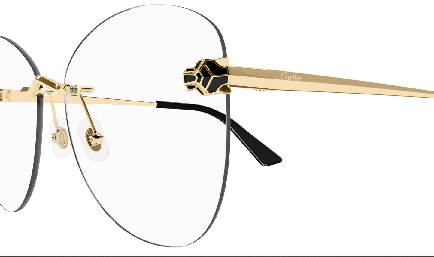 Cartier CT0418O Eyeglasses Color 001 Gold