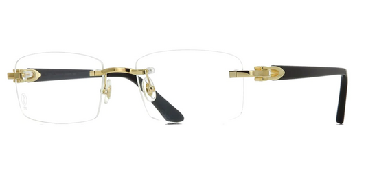 Cartier CT0287O Eyeglasses Color 001 Gold-Black