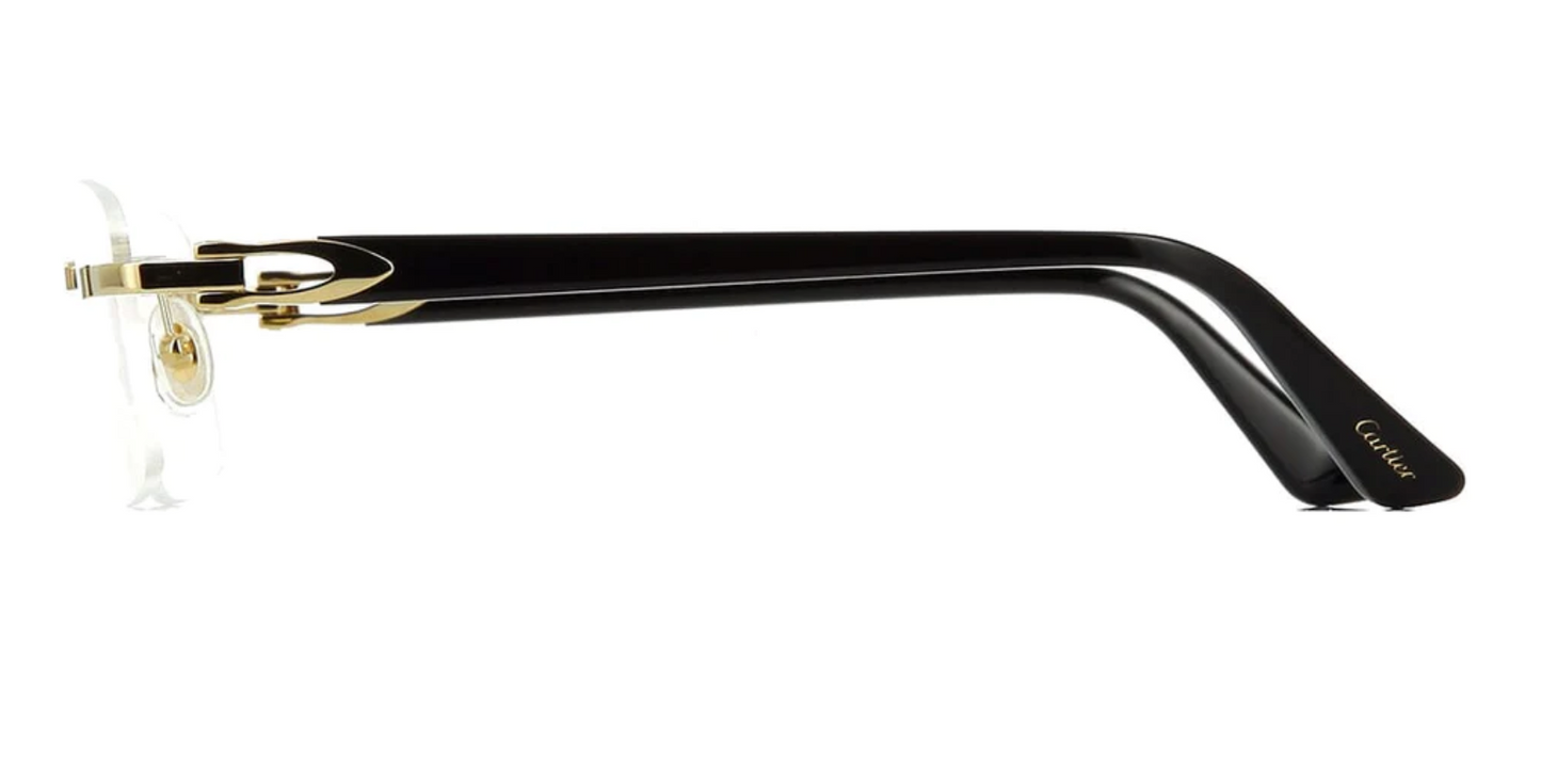 Cartier CT0287O Eyeglasses Color 001 Gold-Black