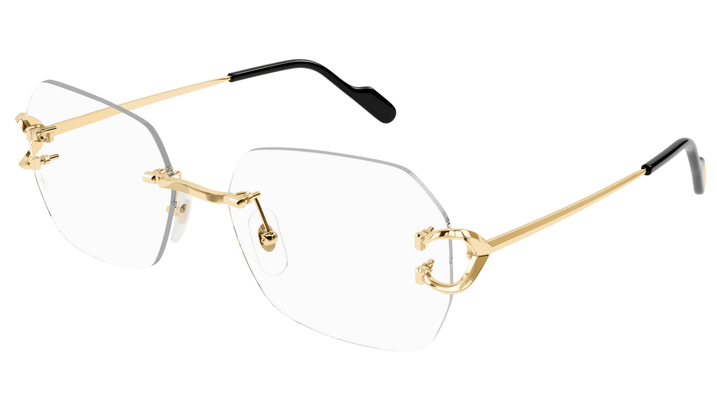 Cartier CT0416O Eyeglasses Color 001 Gold