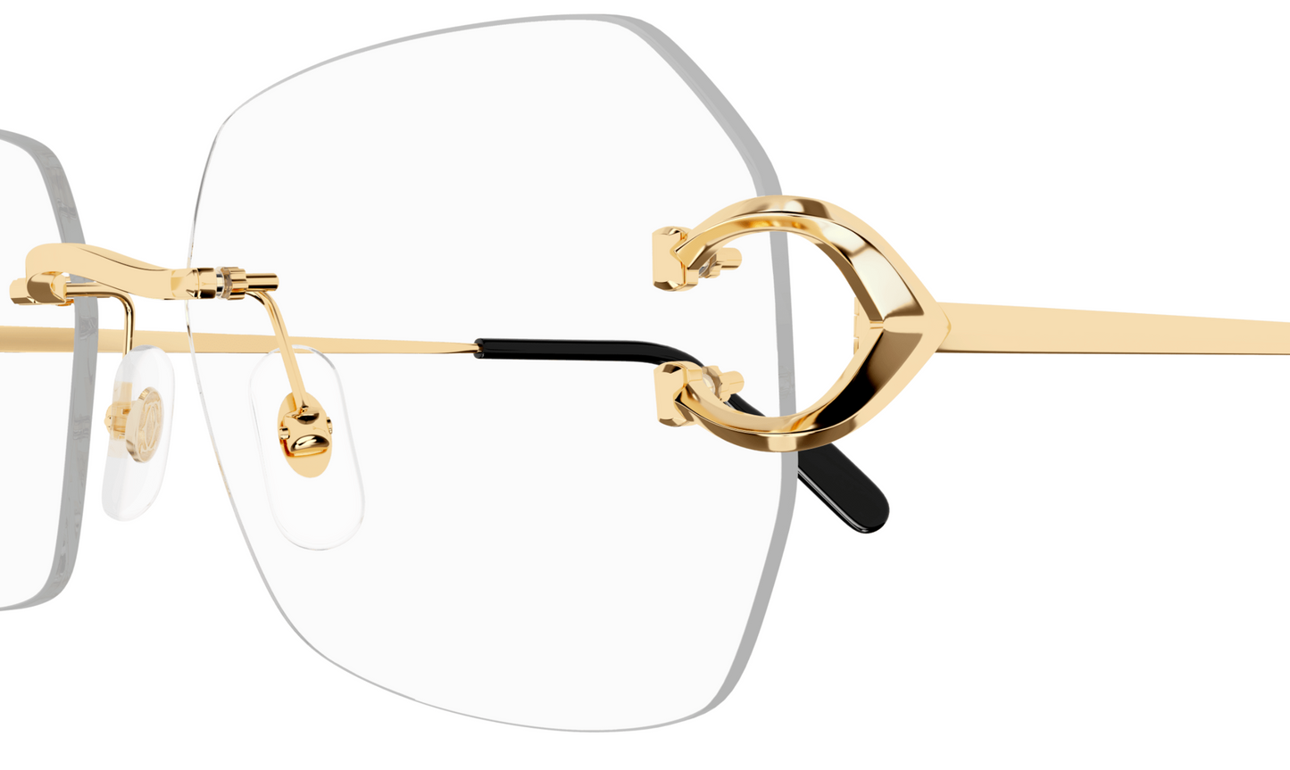 Cartier CT0416O Eyeglasses Color 001 Gold