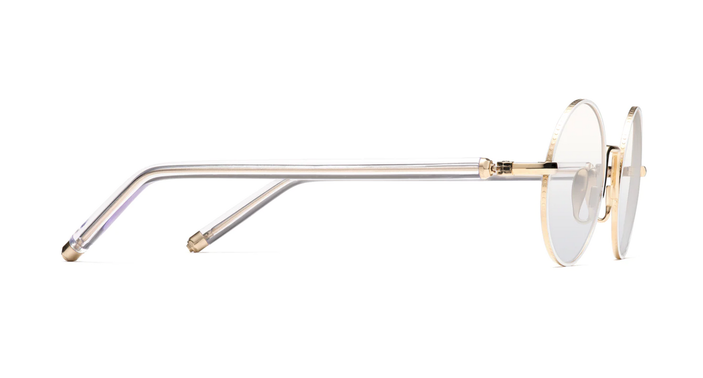 Morgenthal Fredrics The Ninety-Five eyeglasses color Gold Crystal
