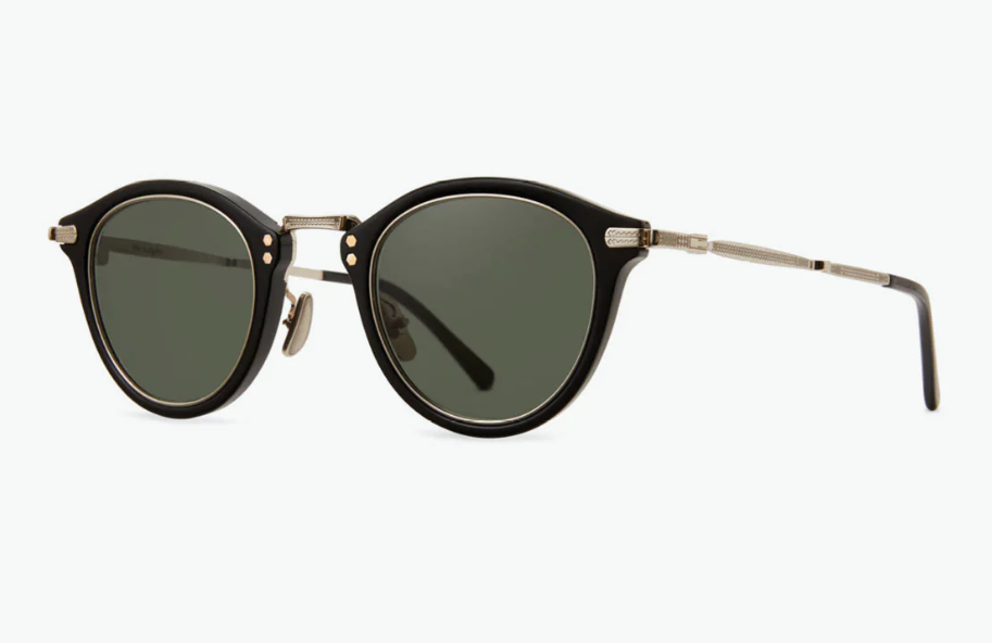 Mr. Leight STANLEY sunglasses Black/ Green lenses