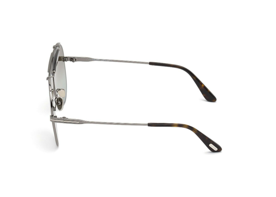 Tom Ford TF0818 Holden sunglasses color 08G Gunmetal / Brown gradient mirror