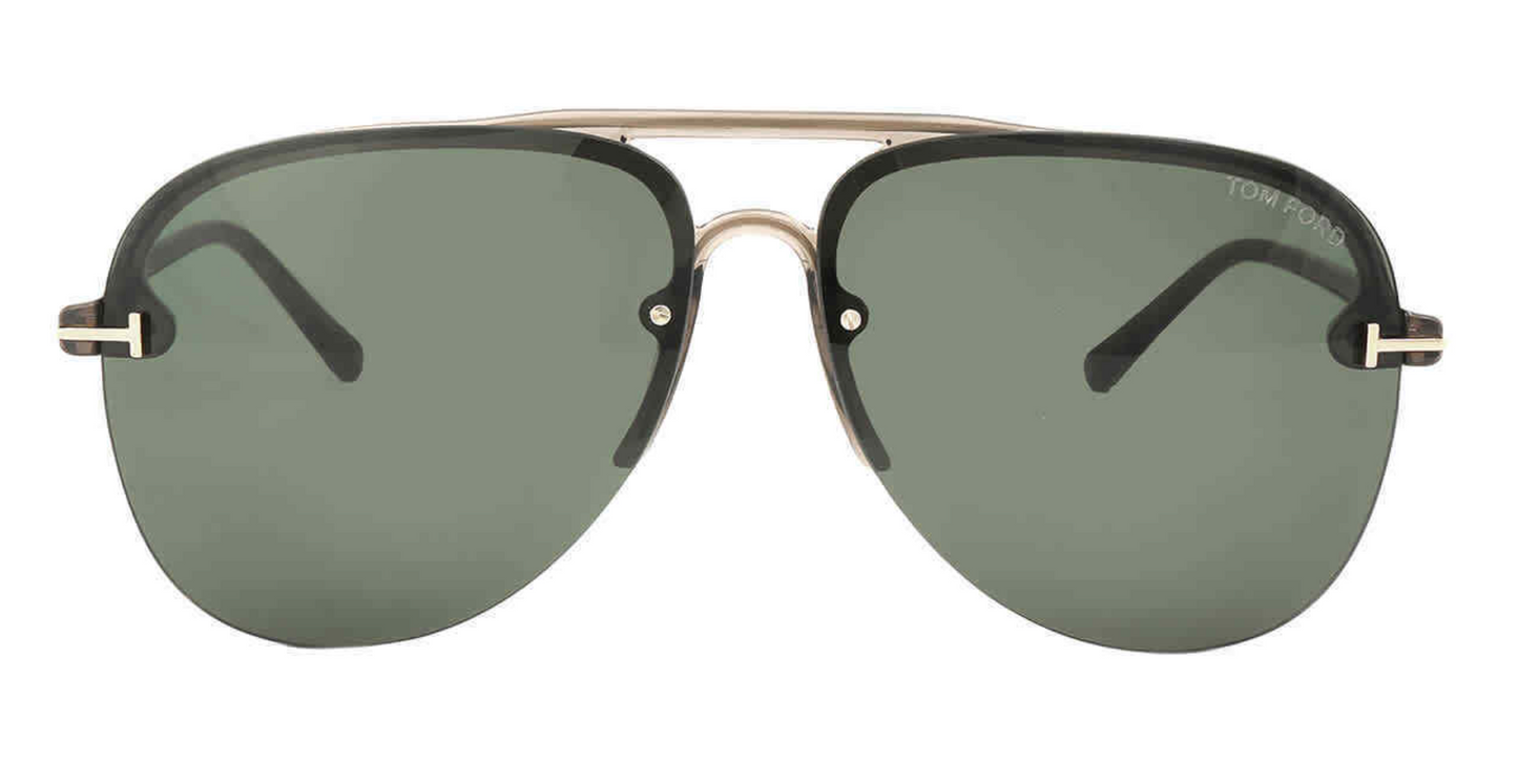 Tom Ford TF1004 TERRY-02 sunglasses color 45N Transparent Brown/G-15 Lenses