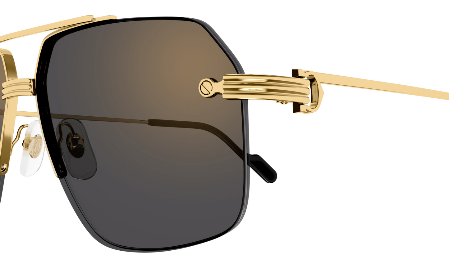 Cartier CT0426S sunglasses Color 001 Gold/ Grey lenses