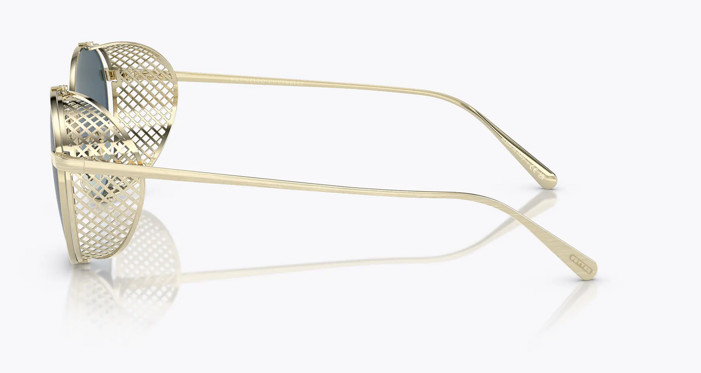 Oliver Peoples OV1323S Cesarino-M sunglasses Brushed Gold/Marine gradient