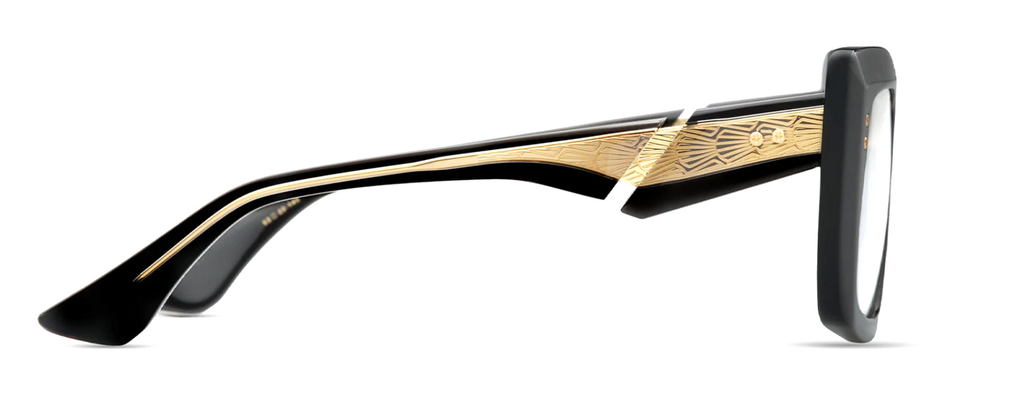 DitaMAHINE eyeglasses DTX437-A-01 color Black-Gold