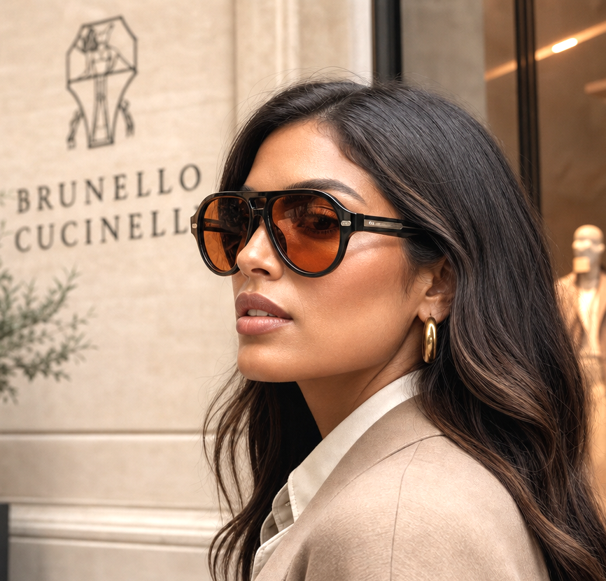 Brunello Cucinelli BC4017S PAUL Sunglasses Back / Siviglia Lenses