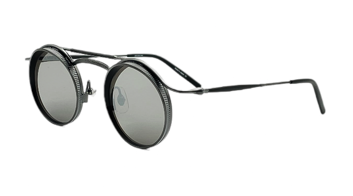 Matsuda M2903H sunglasses MBK Matt Black/Gray Mirror lenses