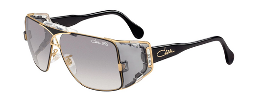 Cazal LEGENDS 955 sunglasses color 302 Black-Gold Gray lenses