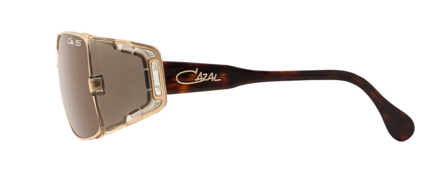 Cazal LEGENDS 955 sunglasses color 097Gold / Brown gradient lenses