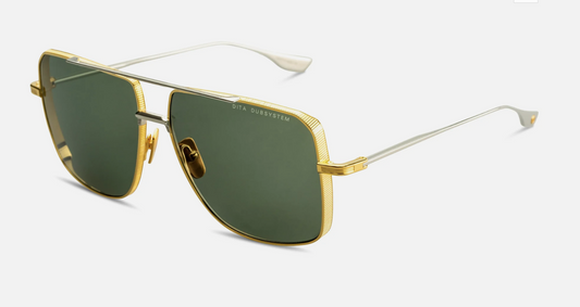 Dita DUBSYSTEM sunglasses color Yellow Gold-Silver G-15 lenses