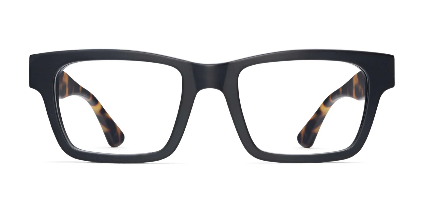 Morgenthal Fredrics JIM eyeglasses color Matt Black-Matt Spotty Tortoise