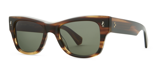 Mr. Leight DUKE sunglasses Koa-Antique Gold/Pure G15