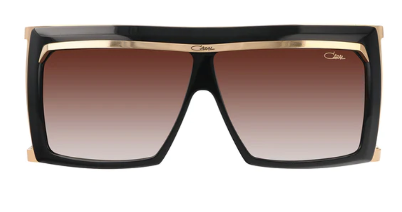 Cazal 300 sunglasses Limited Edition color 001 Black-Gold/Gray lenses