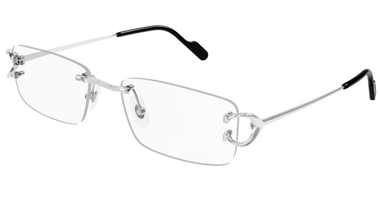 Cartier CT0344O Eyeglasses Color 004 Silver