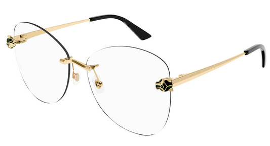 Cartier CT0418O Eyeglasses Color 001 Gold