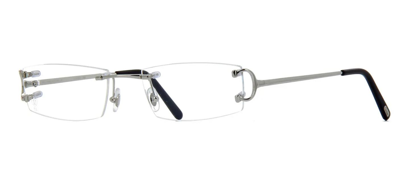 Cartier CT0092O Eyeglasses Color 002 Silver