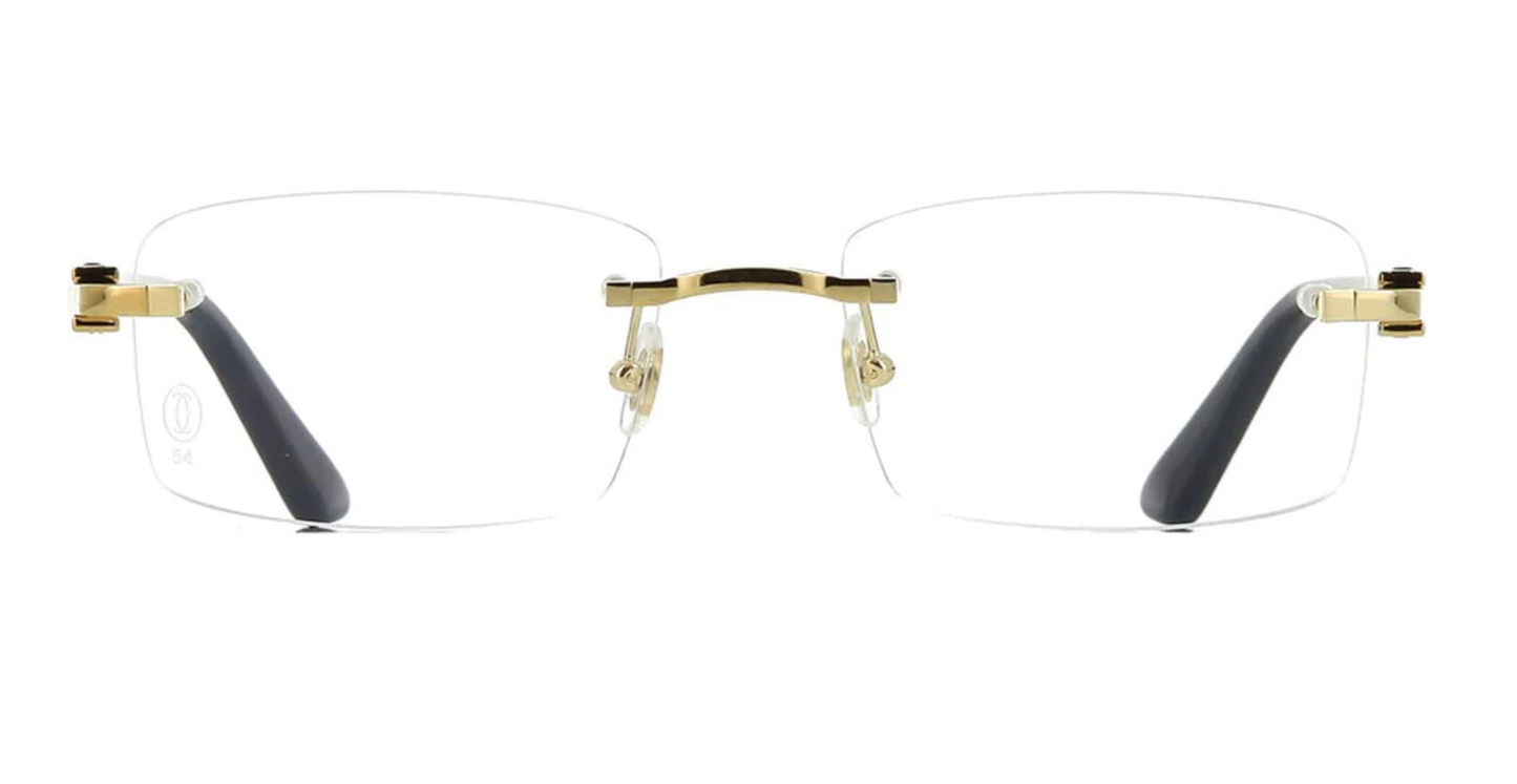 Cartier CT0287O Eyeglasses Color 001 Gold-Black