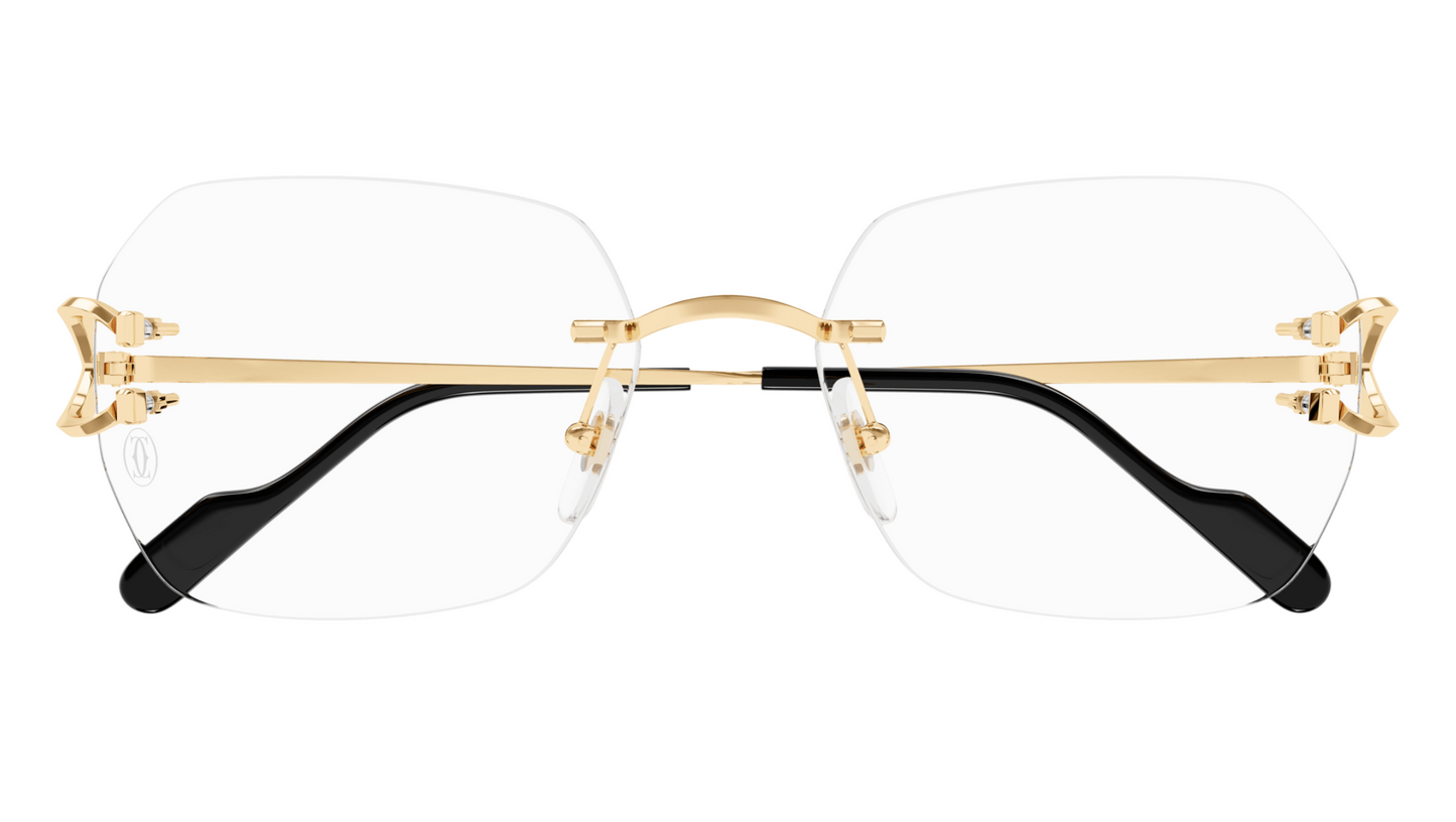 Cartier CT0416O Eyeglasses Color 001 Gold