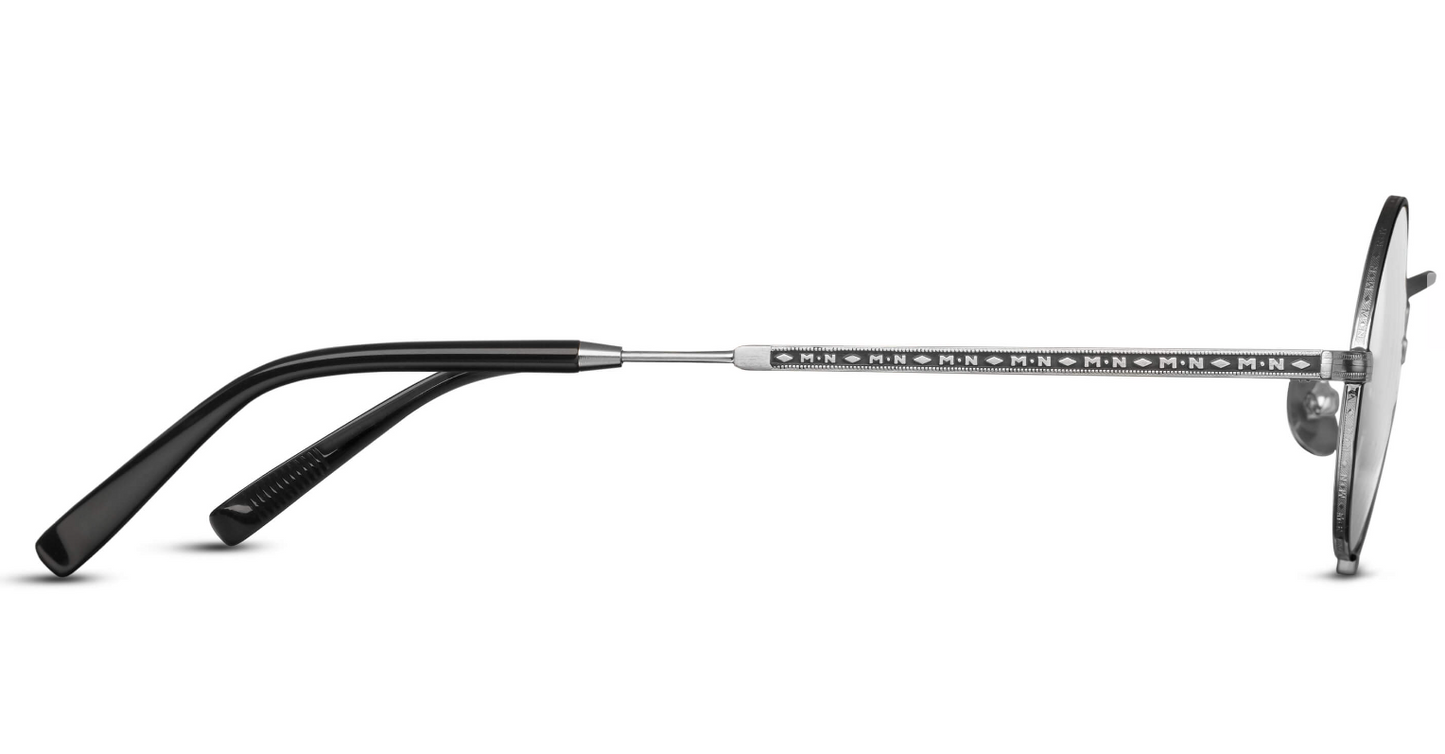 Matsuda 10103H eyeglasses PWMBK Palladium White/Matt Black