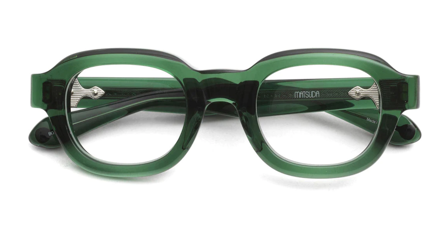 Matsuda M1028 eyeglasses Bottle Green