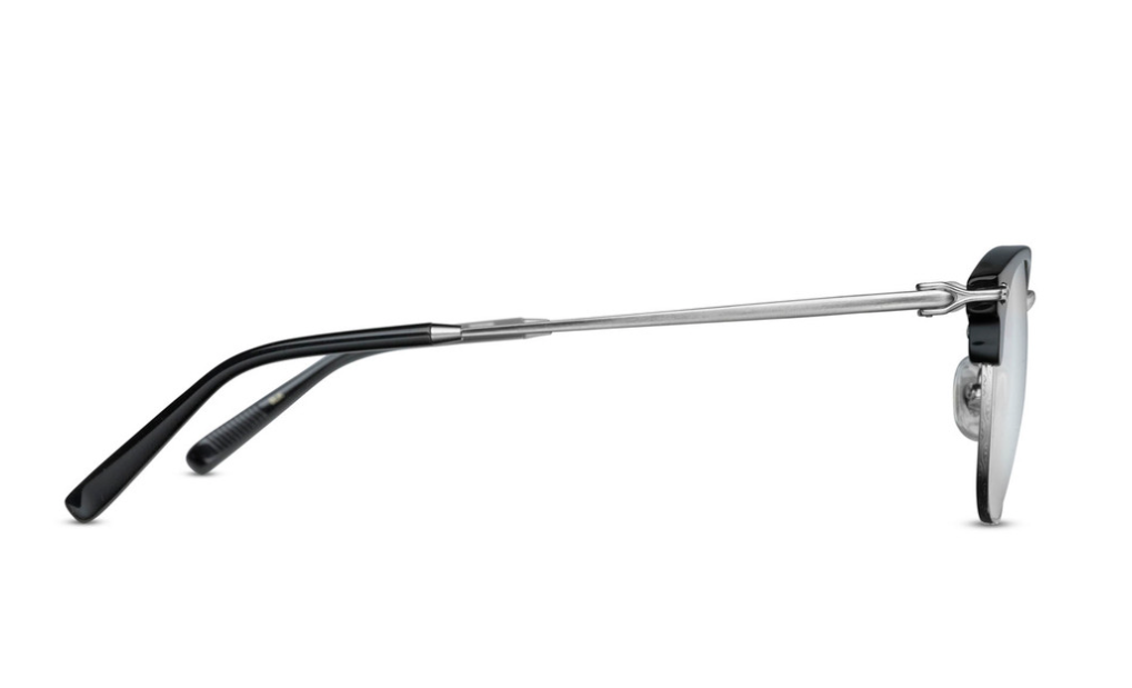 Matsuda M2036 eyeglasses BLK-BS Black /Brushed Silver