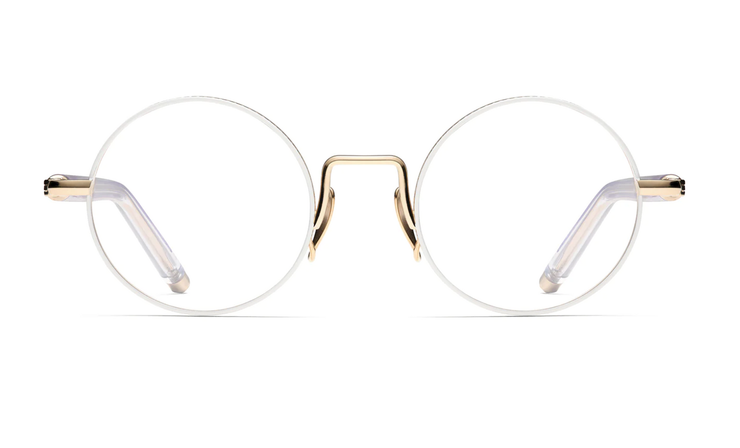 Morgenthal Fredrics The Ninety-Five eyeglasses color Gold Crystal