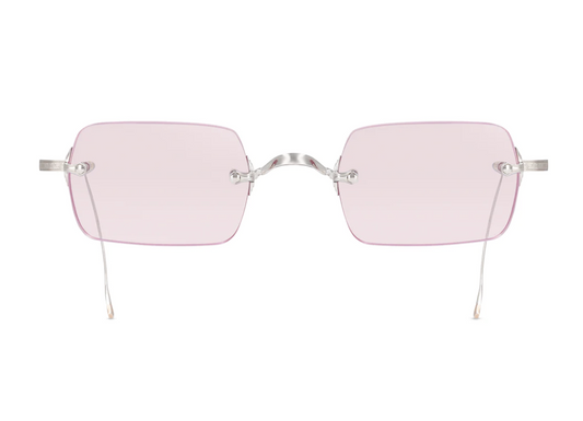 Mr. Leight Banzai eyeglasses Antique Platinum / Pink Wash lenses