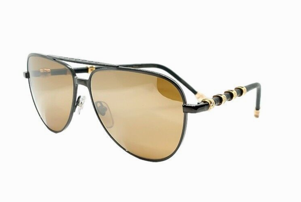 Paradis Nirvana sunglasses Black-Rose Gold / Gold Mirror lenses ...