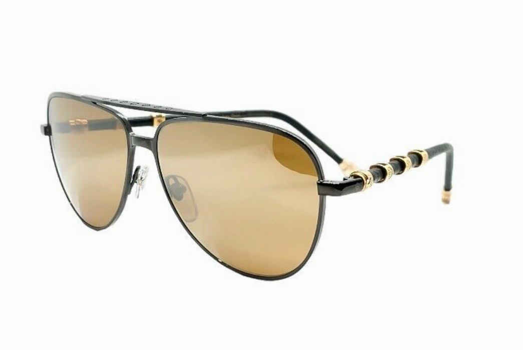 Paradis Nirvana sunglasses Black-Rose Gold / Gold Mirror lenses