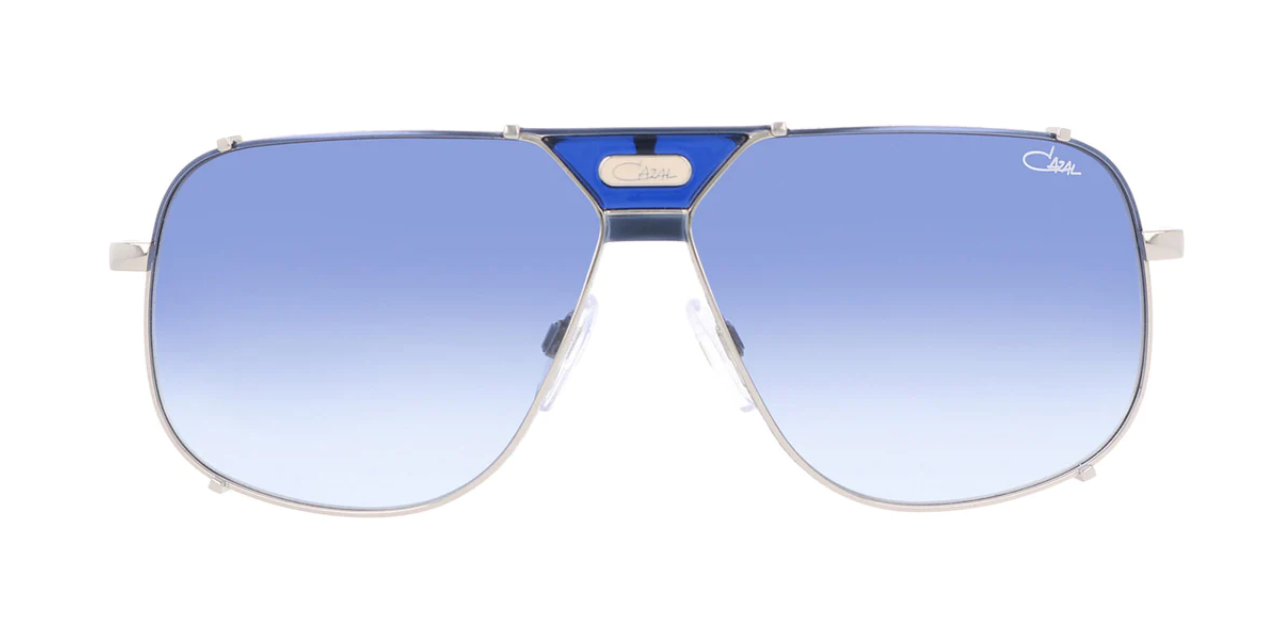 Cazal 994 sunglasses color 003 Silver / Blue Gradient lenses