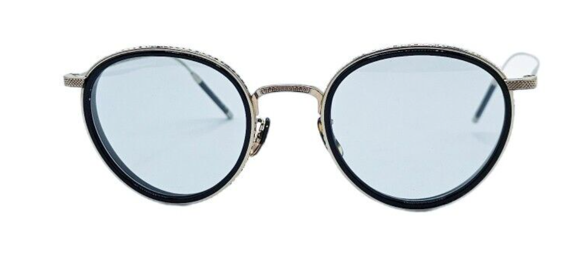 Oliver Peoples OV1318T Takumi TK-8 eyeglasses 5035 Gold-Black / Sea Mist lenses