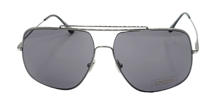 Tom Ford TF0927 LIAM sunglasses color 12A Gunmetal / Gray lenses