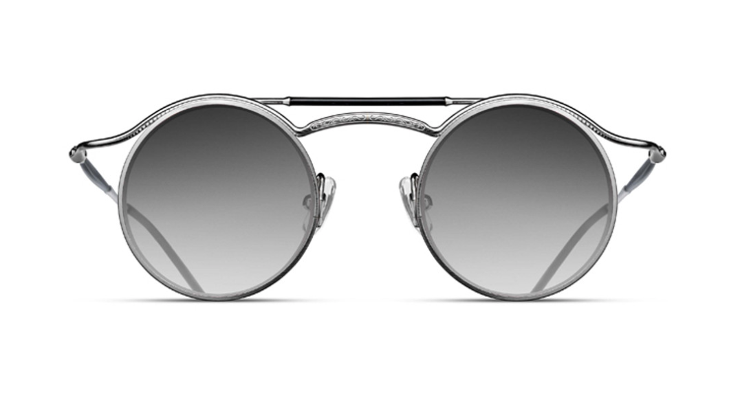 Matsuda M2903H sunglasses BS Brushed Silver/Gray gradient