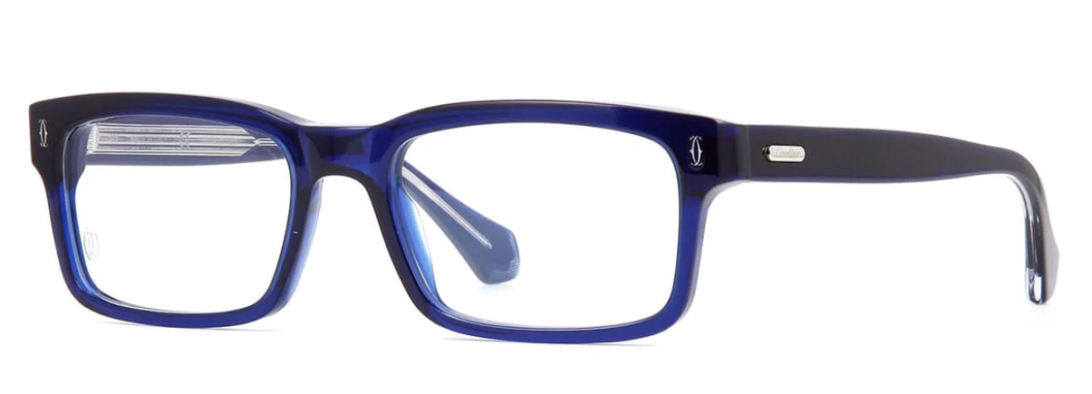 Cartier CT00291O eyeglasses Color 003 Transparent Blue