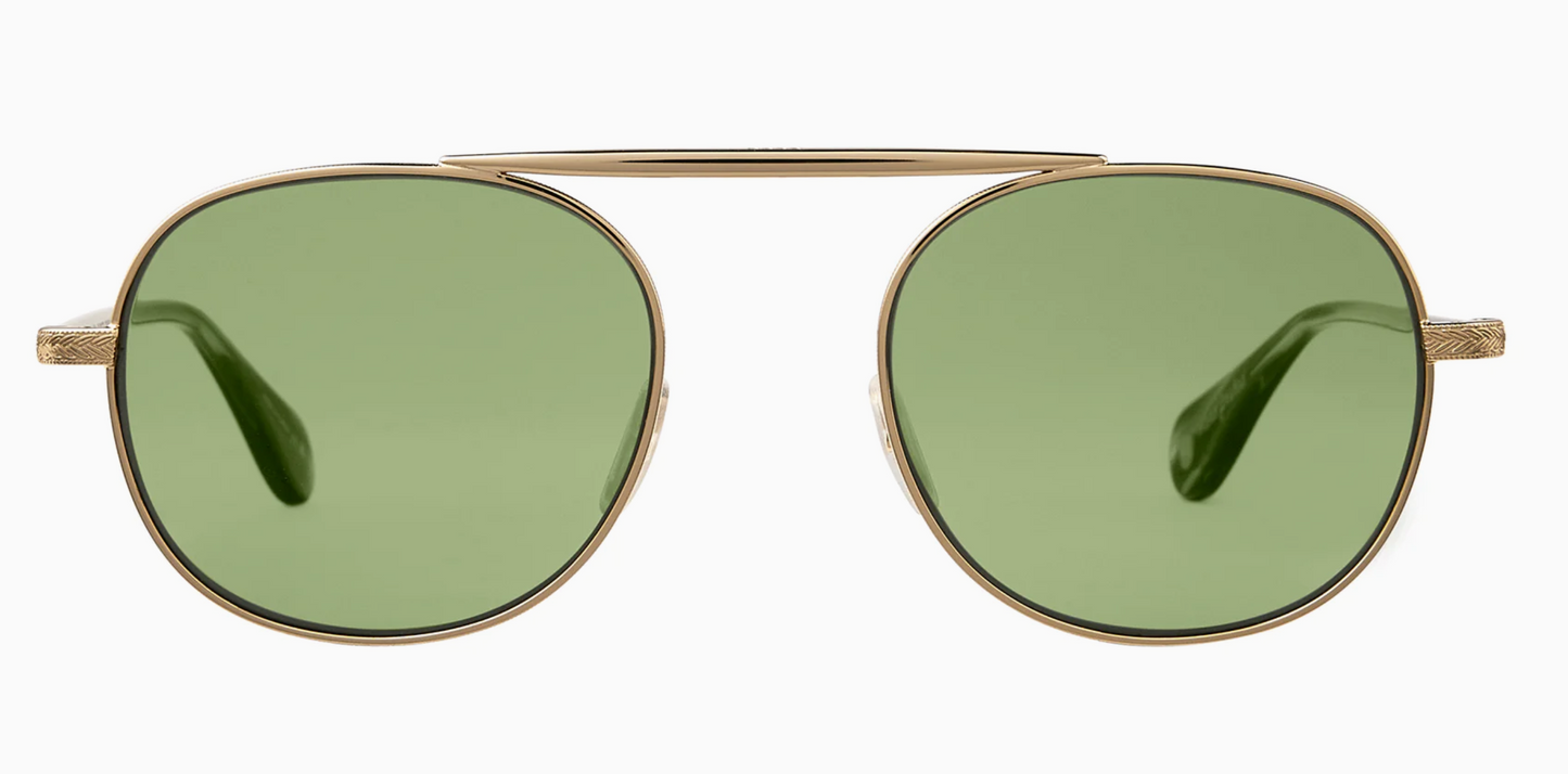 Copy of Garrett Leight Van Buren II color Gold/Flat Green lenses